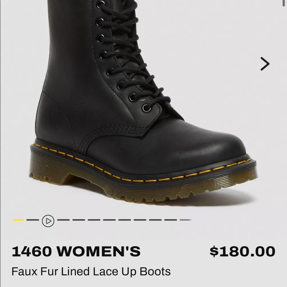Doc Martens- faux fur lined